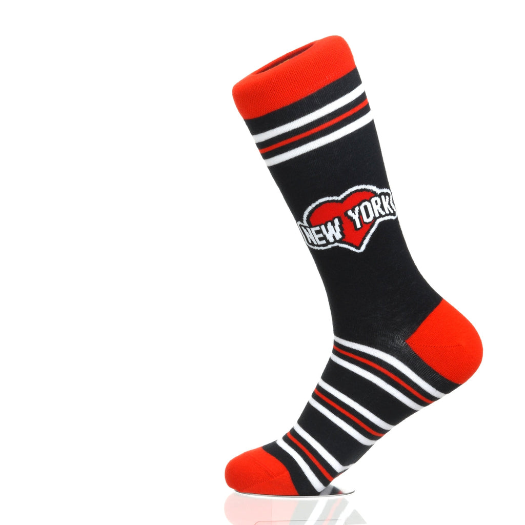 New York Heart Black Red